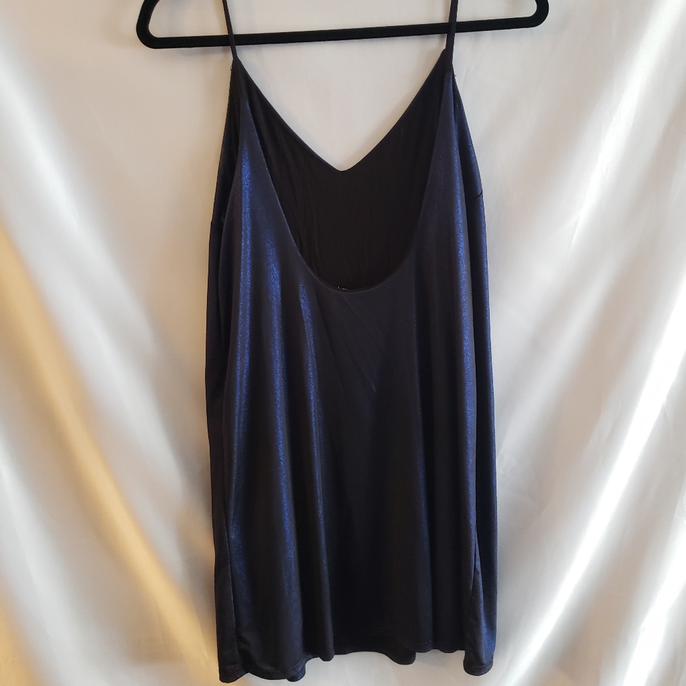 Silence + Noise Shimmery Blue dress. Size M - Picture 2 of 5